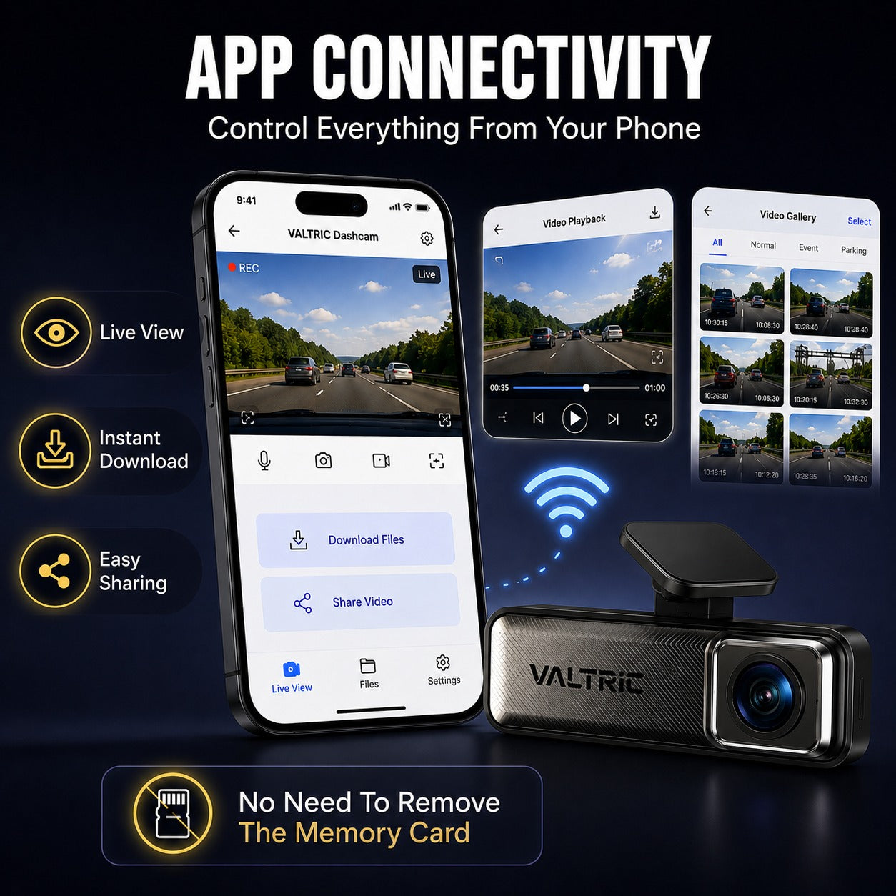 VALTRIC Vision 1 Smart Dashcam