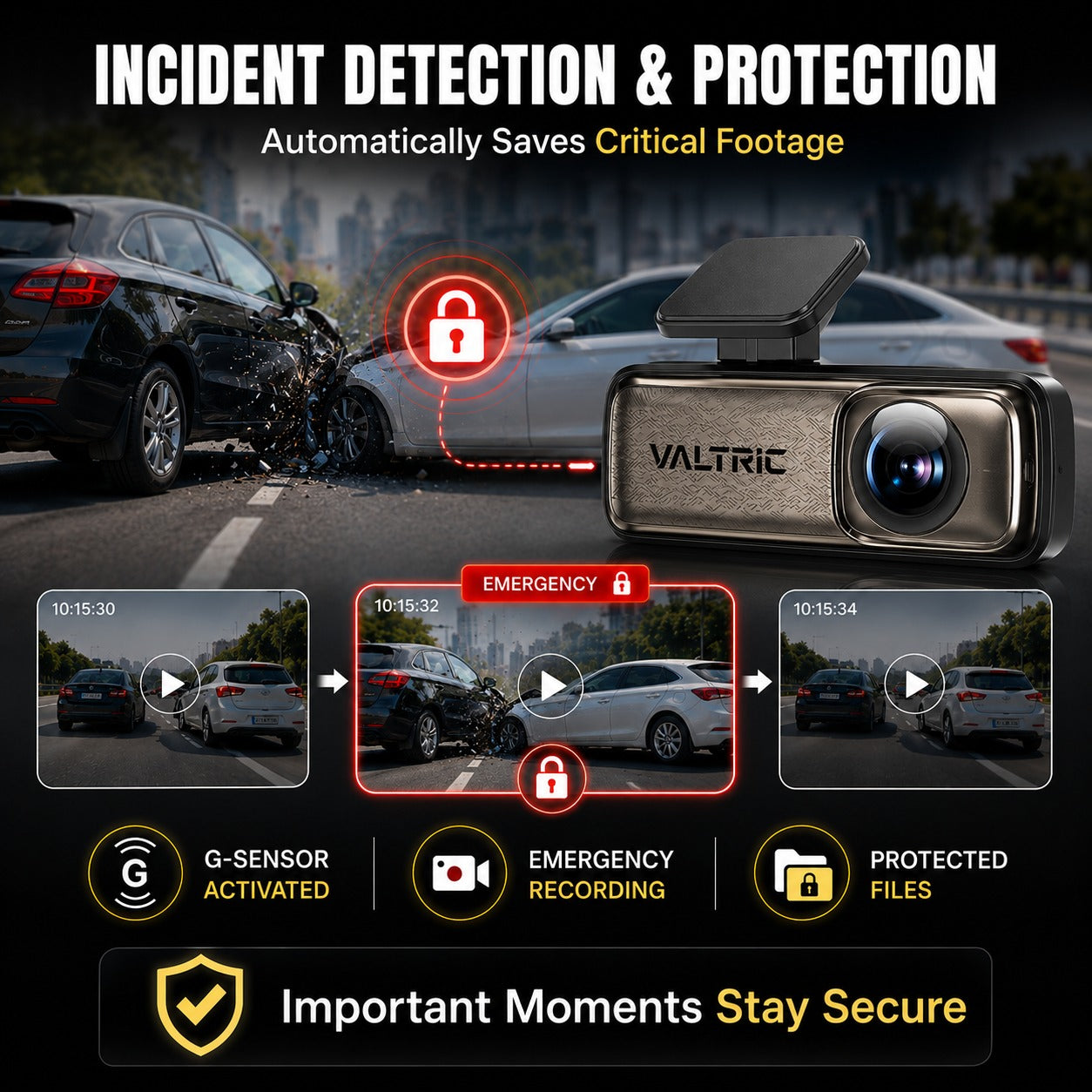 VALTRIC Vision 1 Smart Dashcam